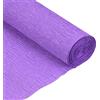 QUARKZMAN 2pz Rotolo di Carta Crespa 210cm Lunghezza 50cm Larghezza per Cerimonia Nozze Varie Grandi Feste Decorazione, Viola Chiaro