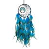 BSITSSS Acchiappasogni Piume Decorative, Blu Dream Catcher, Acchiappasogni con Piuma Appendere Decorazione per Casa Camera Parete Appeso Ornamento Artigianato Regalo Festa