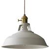 Chao Zan Lampada a Sospensione Industriale Vintage in Metallo Retro Paralume in Ferro Battuto Lampadario a Sospensione Antica plafoniera per Cucina Sala da Pranzo Soggiorno, Rosso giallo blu verde (bianco)