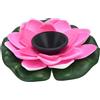 HERCHR Lotus Fontana ad Energia Solare, Pompa ad Acqua Galleggiante da 16 cm Mini Fontana ad Energia Solare Fiore Artificiale per Esterni in Piedi per Vasche per Uccelli Stagno da (Loto 2)