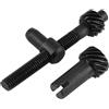 Supertool Vite tendicatena per motosega, regolatore della catena per tosaerba, barra a vite per motosega 52/58, nero