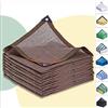 Earnmore Rete di protezione solare 4x6m Vela solare con effetto ombreggiante al 90% Rete ombreggiante UV Traspirante Raffreddamento Reti da giardino per balconi Rete frangivento Stabile