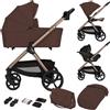 LIONELO Carmine Passeggino Trio 3 in 1 per Bambini 0-4 Anni fino a 22 kg