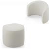 Erbesi Forever set Pouf + Schienale Tortora