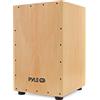 Pyle Cajon Strumento Musicale in Legno, Compatto e Leggero, con Corde Interne e Piedini Antivibrazione, per Bambini e Adulti