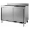 Fimar attrezzature per la ristorazione p GDS147R1CS Lavello armadiato con 1 vasca a destra dim. 1400 x 700 x 950h con sgocciolatoio