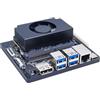 WayPonDEV Banana Pi BPI-SM10(K3-CoM260) RISC-V AI Single Board Computer, Qcta-Core 2.4GHz with 60 TOPS NPU, 8GB/32GB LPDDR5, Dual M.2 10GbE SFP+, WIFI6/USB-C, Support 30B LLMs, for Edge AI&IoT (KIT1, 8+128 GB)