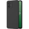 AICEK Compatible con Motorola Moto G54 5G Cover, Silicone Custodia per Moto G54 5G Cover Molle di TPU Sottile Bumper Case Nero