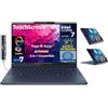Lenovo Yoga 9i Aura Edition - Computer portatile 2 in 1 ad alte prestazioni da 14 pollici touchscreen OLED 2,8 K (Intel Ultra 7-258V, LPDDR5X da 32 GB, SSD da 1 TB, KB retroilluminato, impronte