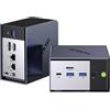 GMKtec K16 Mini PC AMD Ryzen 7 7735HS (8 core/16 thread, 4,75 GHz), Gaming Mini Computer 32 GB RAM LPDDR5 6400 MT/s + SSD da 1 TB, Doppia NIC LAN 2,5 GbE, Oculink, USB4, HDMI, USB-C