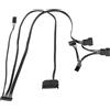 FVDPWYE Cavo Connettore Alimentazione Raffreddatore Acqua Filo Plastica Resistente Installazione Facile Lunghezza Adatta 53cm Adatto per, 9 Piedini