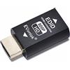 EVanlak Hdmi Edid Emulator Passthrough Dongle Eliminated Emulator Adapter 3rd Generrtion Work with Mac Thunderbolt to HDMI Switches/Extender/AV Receiver/Video Splitters -1280x800@60Hz-1pack
