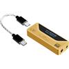 SHANLING Amplificatore per cuffie UA4, amplificatore DAC USB portatile, supporto MQA 16X, 768kHz DSD512, alta potenza di guida per Android/iOS/Mac/Windows, controllo del volume dongle, 3,5/4,4 mm fino