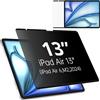 Mamol Protezione Schermo Magnetica Anti Spia per iPad Air 13 Pollici 2024-2025, Rimovibile Filtro Privacy per iPad Air 13 Pollici Anti-Spy/Spia Pellicola Protettiva per iPad 7eme/6° Generation