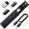 JiangZShangM USB Adapter Kit 6 in 1 Multi USB su C Adapter Set con Cavo Dati, Multi TYP C Adapter Kit per Smartphone Tablet Laptop, USB C con Convertitori USB per Vari Dispositivi