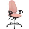 TOPSTAR Sedia da ufficio Open Point SY con braccioli regolabili in altezza, rosa