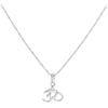 jewellerybox Collana in argento con simbolo Om buddista