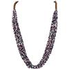Bocar Collana Statement Lunga Multistrato Artigianale con Perline in Acrilico e Legno, Stile Bohemiano per Donna, Con Scatola Regalo (NK-10407=astral aura)
