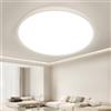 OTREN Plafoniera LED Soffitto 50 cm, 52W Lampada LED 4000K Luce Naturale, Lampadario Moderno per Camera da Letto, Soggiorno, Cucina, Balcone, Ufficio