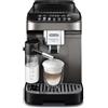 De'Longhi Magnifica Evo ECAM290.81.TB, Macchina da Caffè Automatica con Montalatte Automatico, Macchina Bean-to-Cup dalle Dimensioni Compatte, 7 Ricette, Display Colorato Soft Touch, Titanio/Nero