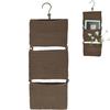 runyuanshuo Portaoggetti da Appendere, Porta Oggetti da Appendere, 3 Livelli 28x85 cm, Organizer Armadio da Appendere Senza Foratura per Camera e Soggiorno