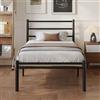 Yicensen Struttura Letto 80 x 190 cm con Testiera e Pediera