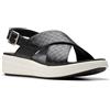 Clarks Sandalo Drift SunWedge Donna, Beige caldo sintetico, 5.5 UK Wide