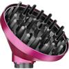 Wexeva Diffusore per Dyson Airwrap HS01 HS03 HS05, diffusore per capelli ricci, ugello diffusore portatile per capelli, conversione per Airwrap Curling Styler in un asciugacapelli, rosso rosa