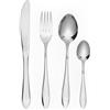 Salter BW10860EU7 Harrogate Cutlery Set - 16 Piece 18/10 Stainless Steel, Table Utensils for 4 Place Settings, Dishwasher Safe, Forks/Knives/Spoons/Teaspoons Included in Set, 25 Year Guarantee