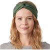 CHARM Fascia Capelli Estiva Boho Donna Con Nodo, Accessori Capelli Yoga E Sport, Turbante Chemioterapia Ed Elastico Capelli Donna Modellabile Verde