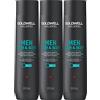 Goldwell Dualsenses Men Hair & Body Shampoo 300mlx3