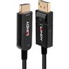 Lindy 50 m di cavo ibrido in fibra ottica da DisplayPort 1.2 a HDMI 18G