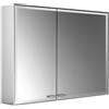 emco prestige 2 Armoire de toilette avec éclairage, modèle apparent, 888mm, porte large à droite, 989707004, 989707004