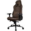 Arozzi Sedia da gioco Arozzi Vernazza in tessuto supersoft Marrone Marrone Taglia Unica