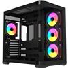 KRUX Case Krux Tano E-ATX ATX Micro ATX Mini-ITX ARGB Nero [KRXD015]