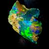 OPAL EMPIRE Opal Etiope, Natural Opal Crudo, opal gemstone, Grezzo Nero Fuoco 7.85Ct 14x11mm