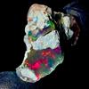 OPAL EMPIRE Opale Grezzo Etiope Fire Opal Nero Naturale 10.5Ct 20x15 mm
