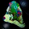OPAL EMPIRE Black Opal rough , Naturale gemstone, Crudo Etiope fire , 22x16 MM 13 KT