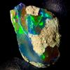 OPAL EMPIRE Naturale opal gemstone, Black Opal rough , 17x11 MM, Crudo Etiope fire opal 8 KT