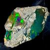 OPAL EMPIRE Opale Naturale Grezzo Nero Fire Black 15 Ct 30x20 mm