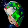 OPAL EMPIRE Etiope fire opal , Naturale opal gemstone, Black Opal rough 14.5Ct Crudo 20x14mm