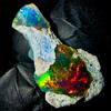 OPAL EMPIRE Black Opal Grezzo Etiope Naturale Fire Opal 9 Ct 20x12 mm