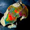 OPAL EMPIRE Black Opal rough , Etiope Fuoco gemstone, Natural Crudo 10.5Ct 22x13 MM