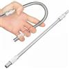 Akozon prolunga flessibile 200 mm Cacciavite magnetico Punta flessibile per trapano Porta punte per cacciavite elettronico 1/4 di pollice Accessori di ricambio