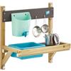 TP Toys, Early Fun Mud Kitchen Playhouse Accessorio da Cucina con bullone per Una casetta dei Giochi, Include Serbatoio d'Acqua, Vasca, padelle, Frusta, Gioco disordinato, 31 x 55 x 56 cm