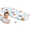 Medi Partners - Lenzuolo con angoli elasticizzati per passeggino, 86 x 40 cm, 100% cotone