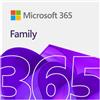 MICROSOFT 365 Family Italian EuroZone Subscr 1YR Medialess FY25H2 fino a 6 utenti - 5PC/MAC + 5 SMARTPHONE + 5 TABLET EP2-32373 - EP2-32373