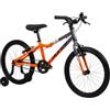 Huffy Bicicletta Literide Single-Speed da 20 pollici, Tangerina arancione e grigio ciottolo, per bambini dai 5 ai 9 anni