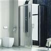 KAMALU Box doccia angolo 80x80 cristallo 6mm anticalcare KF1000