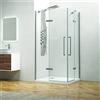 KAMALU Box doccia 70x70 a due ante battenti e vetro anticalcare | KT1000